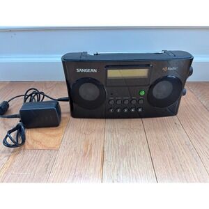Sangean HDR-16 HD Radio FM RDS AM Digital Receiver Portable Radio Black